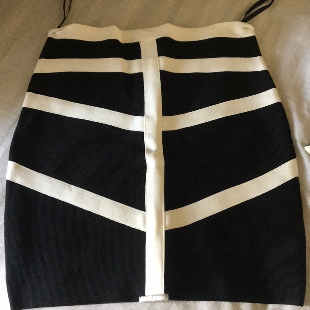 Bebe bandage high waisted skirt